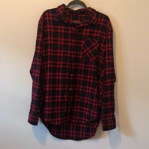 Killion Flannel Shirt |  Red Black Plaid | Sz: XL